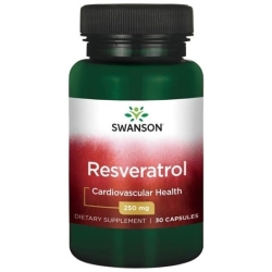 Swanson Resweratrol 250mg 30kapsułek cena 35,90zł
