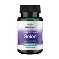 Swanson SelenoExcell 200mcg 60kapsułek cena 16,90zł