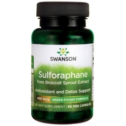 Swanson sulforafan (kiełki brokułu) 400 mcg 60 kapsułek cena 31,90zł