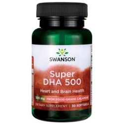 Swanson Super DHA 500mg 30kapsułek cena 39,90zł