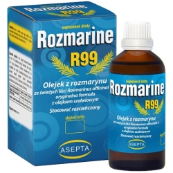 Asepta Rozmarine R99 – olejek rozmarynowy krople 100ml cena 89,50zł