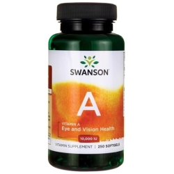 Swanson Witamina A 10000IU 250kapsułek cena 32,90zł