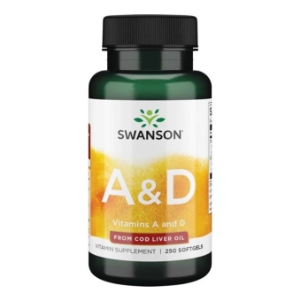 Swanson witamina A&D 500 mg 250kapsułek cena 37,90zł