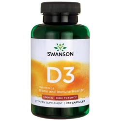 Swanson Witamina D-3 1000IU 250kapsułek cena 29,90zł