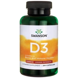 Swanson Witamina D-3 2000IU 250kapsułek cena 27,90zł