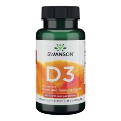 Swanson witamina D-3 400IU 250kapsułek cena 35,90zł