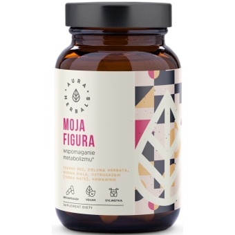 Aura Herbals Moja Figura - Wspomaganie Metabolizmu 60kapsułek cena 30,51zł