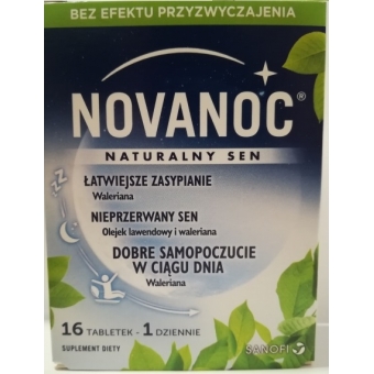 Novanoc Naturalny Sen 16 tabletek cena 19,50zł