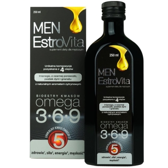 Estrovita Men Omega 3-6-9 250ml OSTATNIE SZTUKI cena 79,90zł