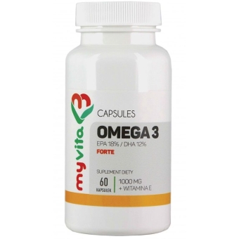 MyVita Omega-3 Forte 1000mg 60kapsułek cena 18,95zł