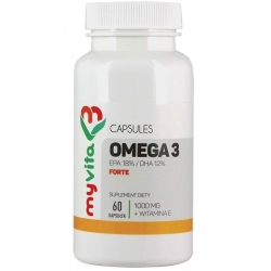 MyVita Omega-3 Forte 1000mg 60kapsułek cena 19,90zł