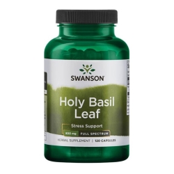 Swanson Full spectrum Holy basil 400mg 120kapsułek cena 26,90zł