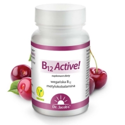 Dr Jacobs B12 Active witamina B12 120tabletek cena 42,90zł