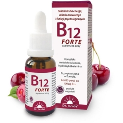 Dr Jacobs B12 forte witamina B12 krople 20ml PROMOCJA cena 41,89zł