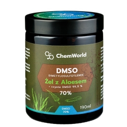 Żel DMSO 70% z Aloesem 190 ml ChemWorld cena 94,00zł