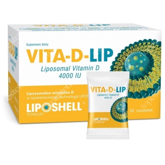 Vita-D-Lip Liposomalna witamina D 4000IU 30saszetek cena 34,70zł
