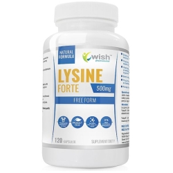 L-Lizyna 500mg vege 120kapsułek Wish Pharmaceutical cena 29,90zł