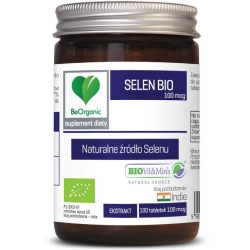 Selen Bio 100mcg 100tabletek BeOrganic cena 34,99zł