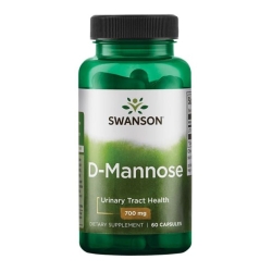 Swanson D-mannoza 700mg 60kapsułek cena 62,90zł