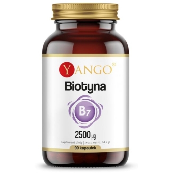 Yango Biotyna 2500 ug 90kapsułek cena 19,90zł