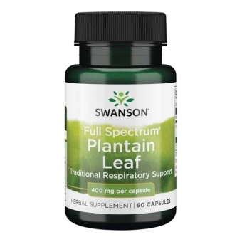 Swanson Full spectrum plantain (babka zwyczajna) 60 kapsułek cena 15,59zł