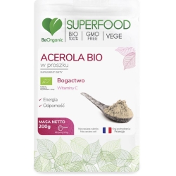 BeOrganic SuperFood Acerola BIO w proszku 200g cena 69,99zł