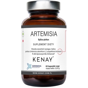Artemisia Bylica piołun 60kapsułek Kenay cena 51,90zł