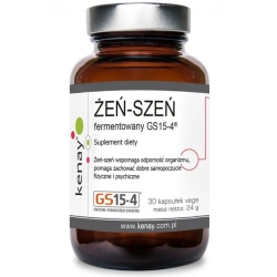 Żeń-szeń fermentowany GS15-4 30kapsułek Kenay cena 85,95zł