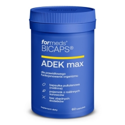 Formeds BICAPS ADEK MAX 60kapsułek cena 114,49zł