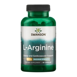 Swanson L-Arginina 500mg 200kapsułek cena 43,90zł