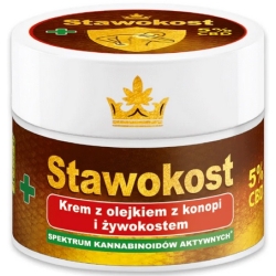 Asepta Stawokost - krem z olejkiem z konopi i żywokostem 50ml cena 47,90zł