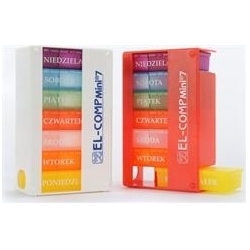 Kasetka do dawkowania leków na cały tydzień (4 pory dnia) 1 sztuka Elena 7x4 cena 39,00zł