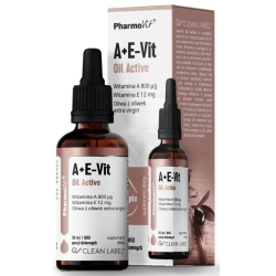 Pharmovit Clean Label Witamina A+E-Vit Oil Active 30ml cena 32,50zł