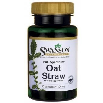 Swanson full spectrum oat straw (owies zwyczajny) 400 mg 60kapsułek cena 16,09zł