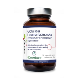 Gotu kola i sosna nadmorska Centellicum®& Pycnogenol® 30kapsułek Kenay cena 72,90zł