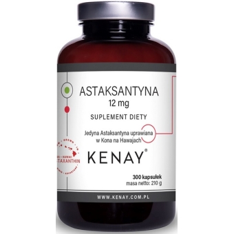 Kenay Astaksantyna 12mg 300kapsułek cena 739,00zł