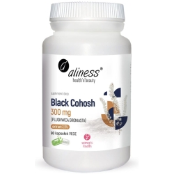 Aliness Black Cohosh 300mg (Pluskwica groniasta) 90kapsułek Vege cena 39,90zł