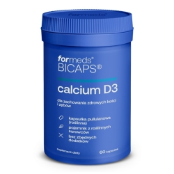 Formeds BICAPS Calcium D3 wapń 60kapsułek cena 36,99zł