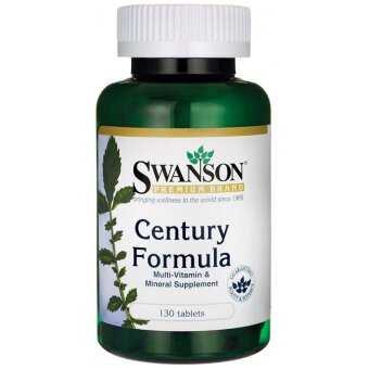 Swanson Century Formuła bez żelaza 130 tabletek