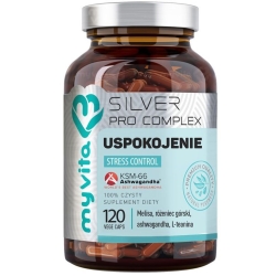 MyVita Silver Pure Uspokojenie Pro Complex Stress Control 120kapsułek cena 69,90zł