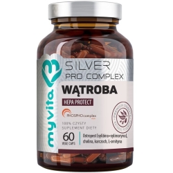 MyVita Silver Pure Wątroba Pro Complex Hepa Protect 60kapsułek cena 48,00zł