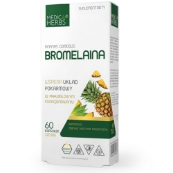 Medica Herbs Bromelaina 270mg 60kapsułek cena 24,99zł