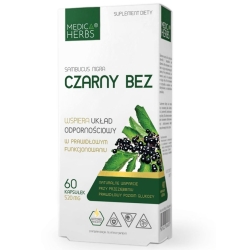 Medica Herbs Czarny Bez 520mg 60kapsułek cena 19,95zł