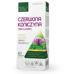 Medica Herbs Czerwona Koniczyna (Red Clover) 520mg 60kapsułek cena 25,95zł
