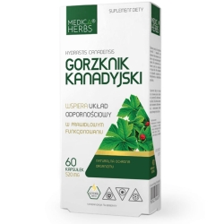 Medica Herbs Gorzknik Kanadyjski 520mg 60kapsułek cena 39,95zł
