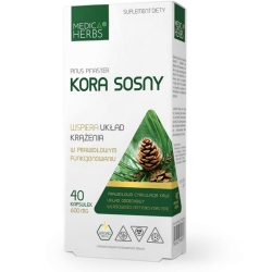 Medica Herbs Kora Sosny 600mg OPC 40kapsułek cena 34,95zł