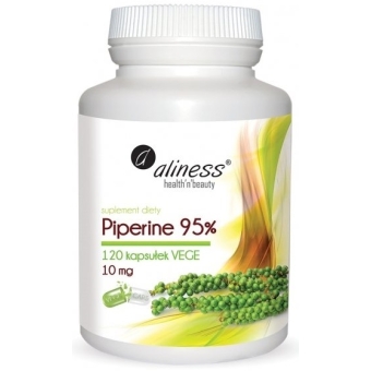 Piperine 95% 10mg 120kapsułek Aliness cena 26,90zł