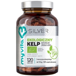 MyVita Silver Pure Kelp (jod) BIO 120kapsułek cena 47,00zł