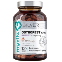 MyVita Silver Pure Ostropest forte 120kapsułek cena 49,00zł