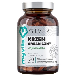 MyVita Silver Pure Krzem organiczny z pędów bambusa 120kapsułek cena 49,00zł